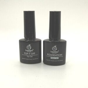 Beetles Gel Polish Base‎ and Top Coat Set Women 7.5ml Clear UV LED Soak Off